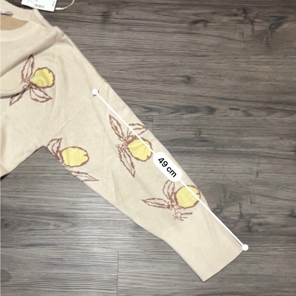 NWT Ricki’s Ladies XXL Lemon Print Crewneck Sweater - Picture 13 of 16